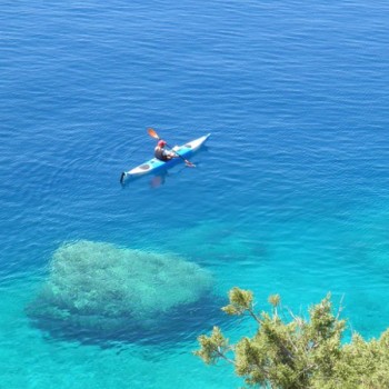 Canoeing in the Sunken City of Ancient Epidaurus
